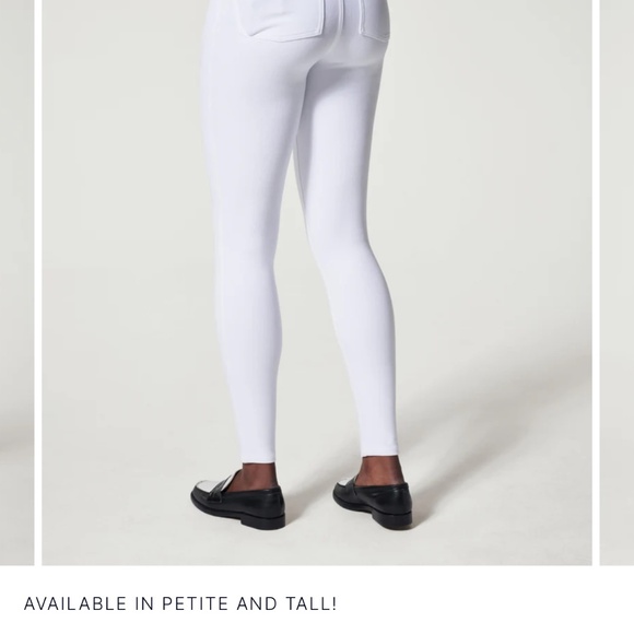 NWT SPANX Jean-ish® Ankle Leggings in White- Size XL - Picture 5 of 14